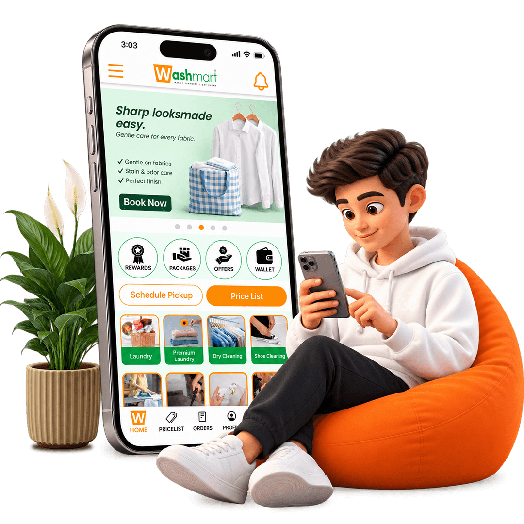 Washmart Mobile App for iOS and Android
