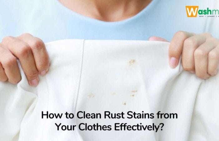 How To Remove Rust Stains From Clothes