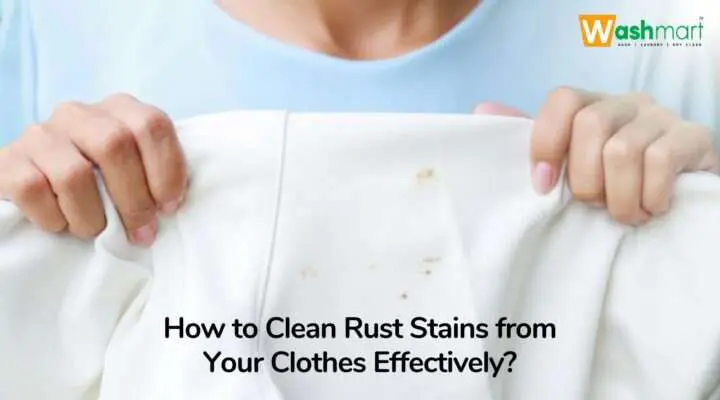 How To Remove Rust Stains From Clothes
