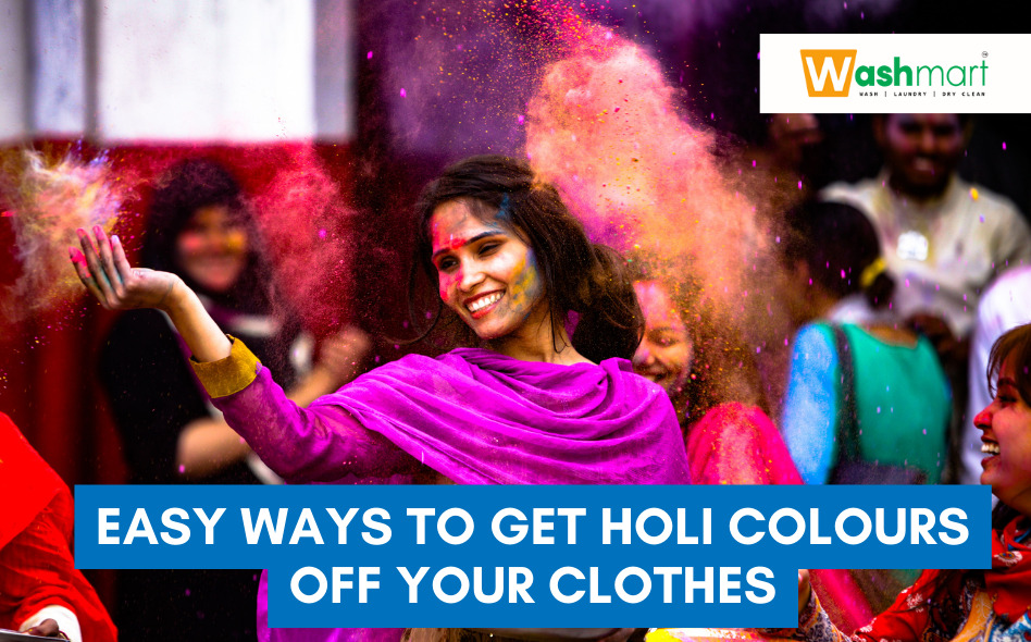 How to Remove Holi Color Stains from Clothes