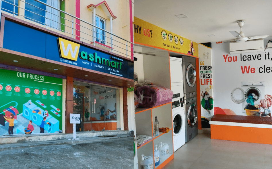 कपड़े धोने के व्यवसाय को दर्शाने वाली छवि