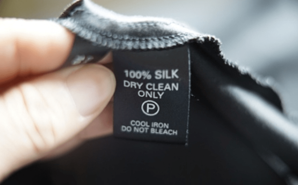 dry clean only care label - iron dry clean only clothes