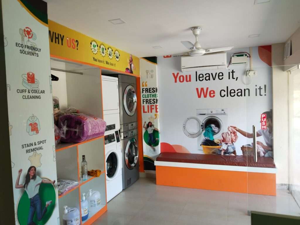 Washmart laundry and dry clean store