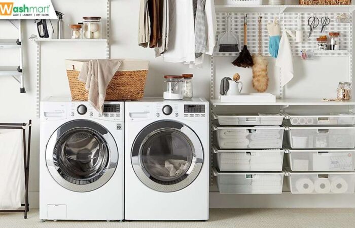 Sorting and organizing laundry image