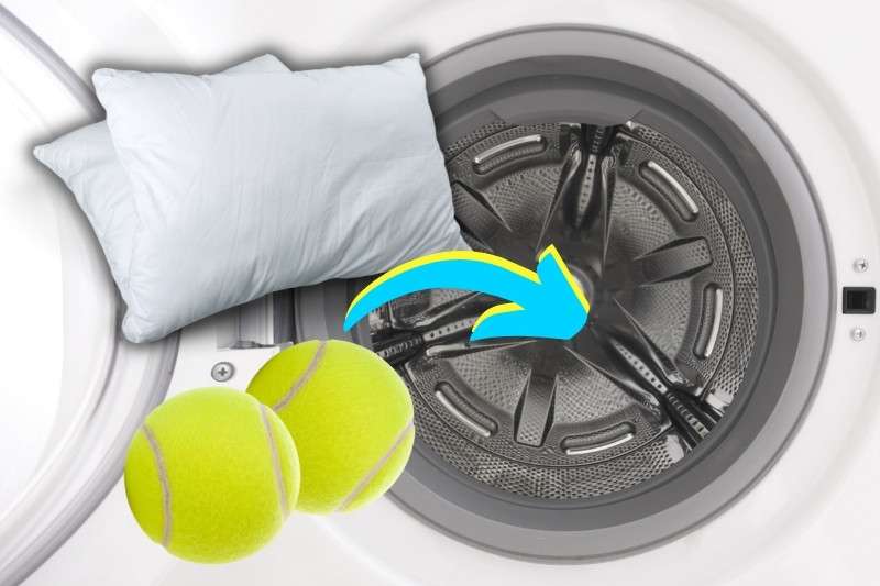 tennis balls in the dryer clothes