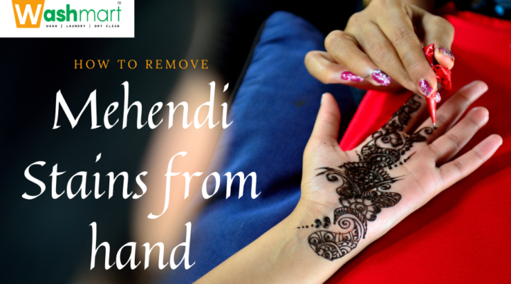 mehendi stains on hand
