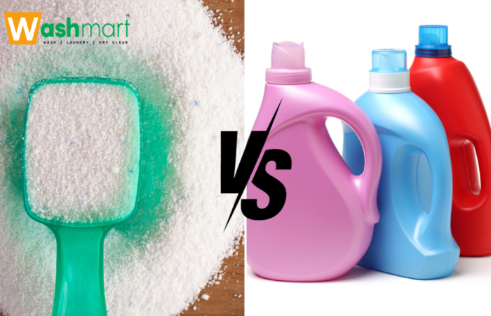 Powder detergent vs liquid detergent