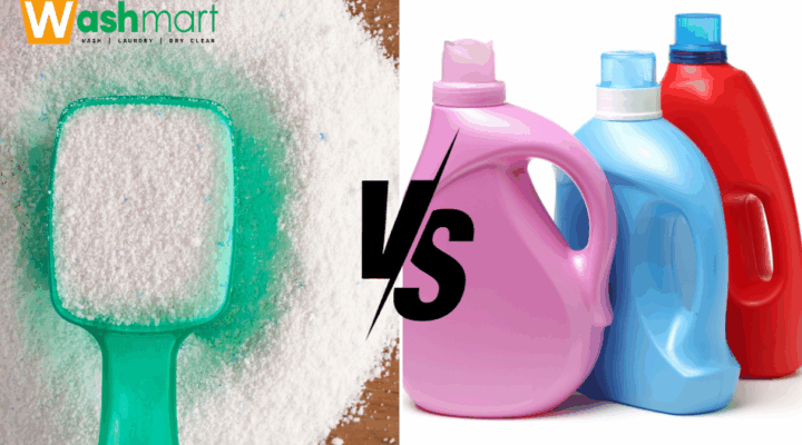 Powder detergent vs liquid detergent