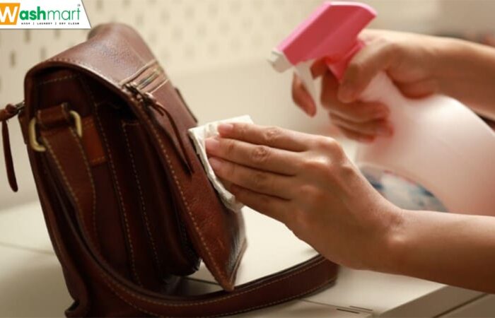 cleaning leather bags at home