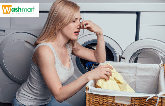 musty smells on clothes