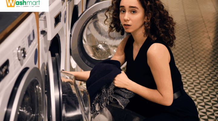 a women tumble drying