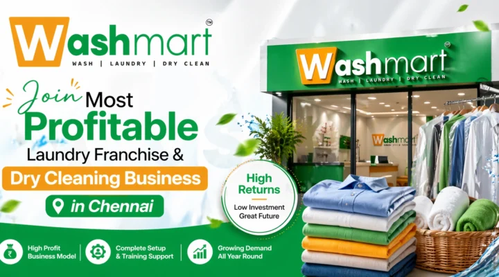 Join Most Profitable Laundry Franchise & Dry Cleaning Business in Chennai