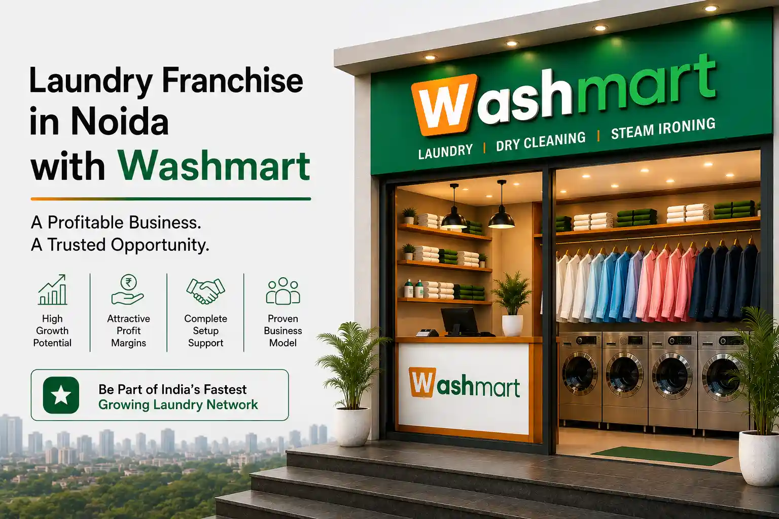 laundry franchise in noida