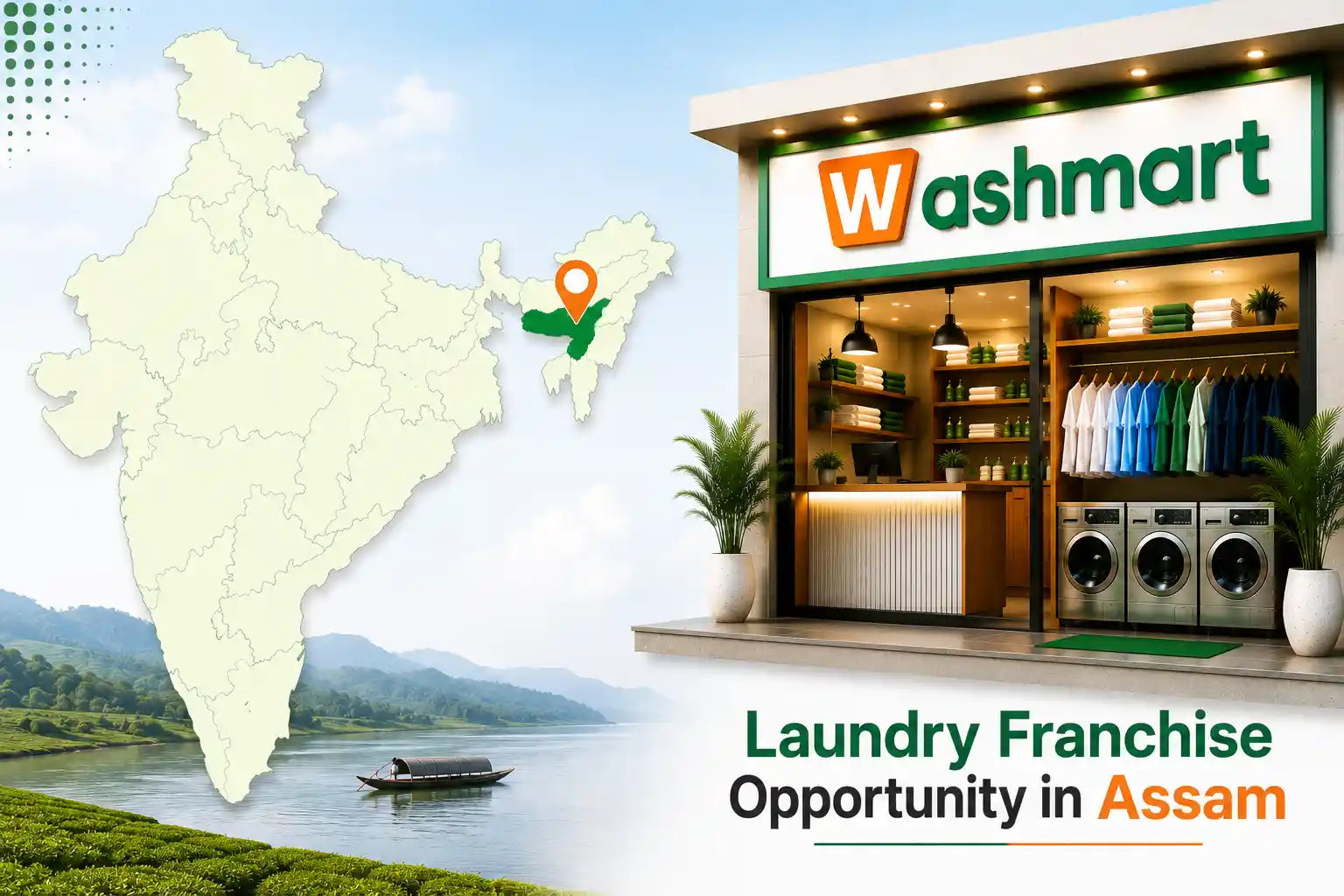 Laundry Franchise Opportunity In Assam