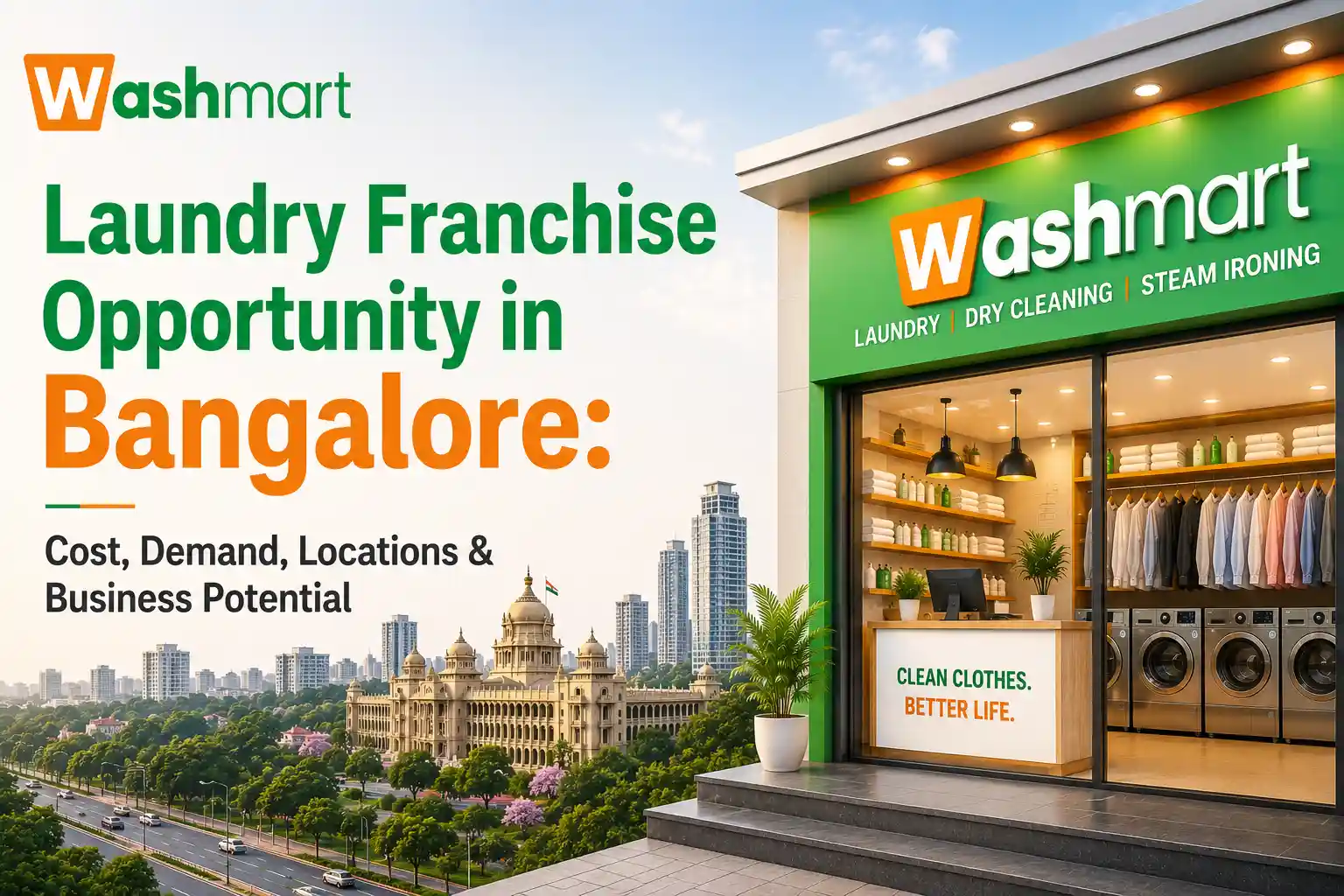 Laundry Franchise Opportunity in Bangalore