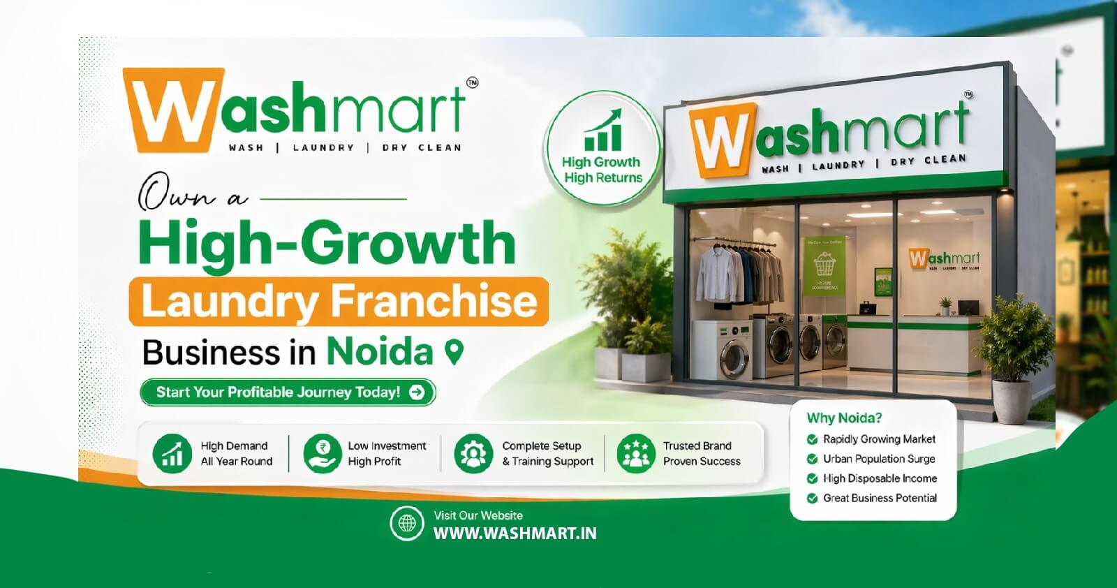 Laundry Franchise in Noida
