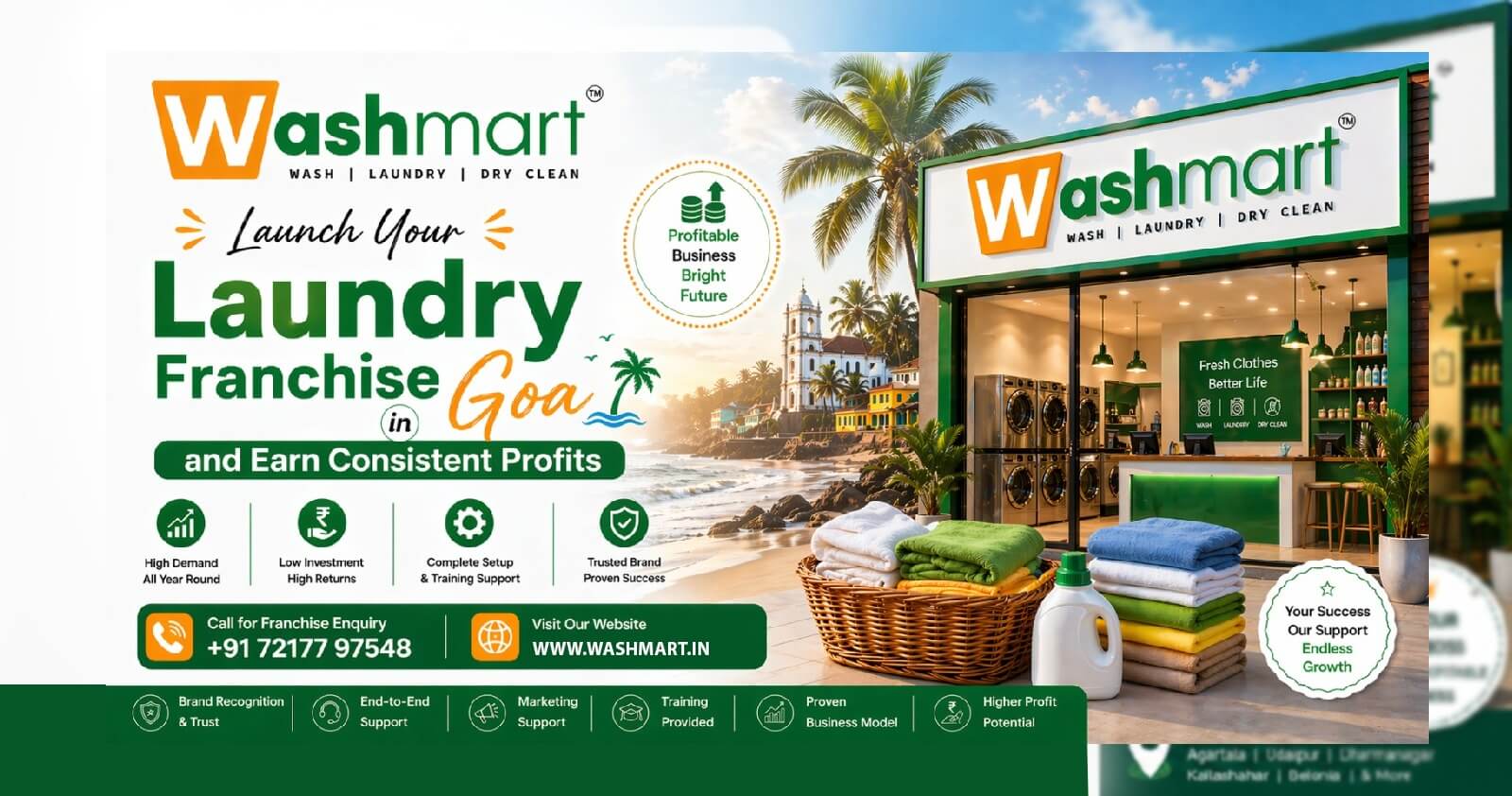 Launch Your Laundry Franchise in Goa