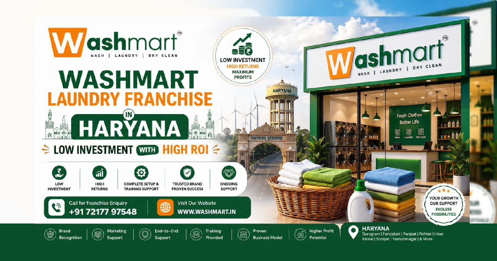 Laundry Franchise in Haryana