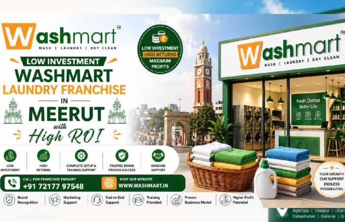 Low Investment Washmart Laundry Franchise in Meerut