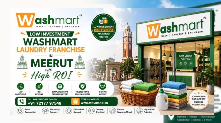 Low Investment Washmart Laundry Franchise in Meerut