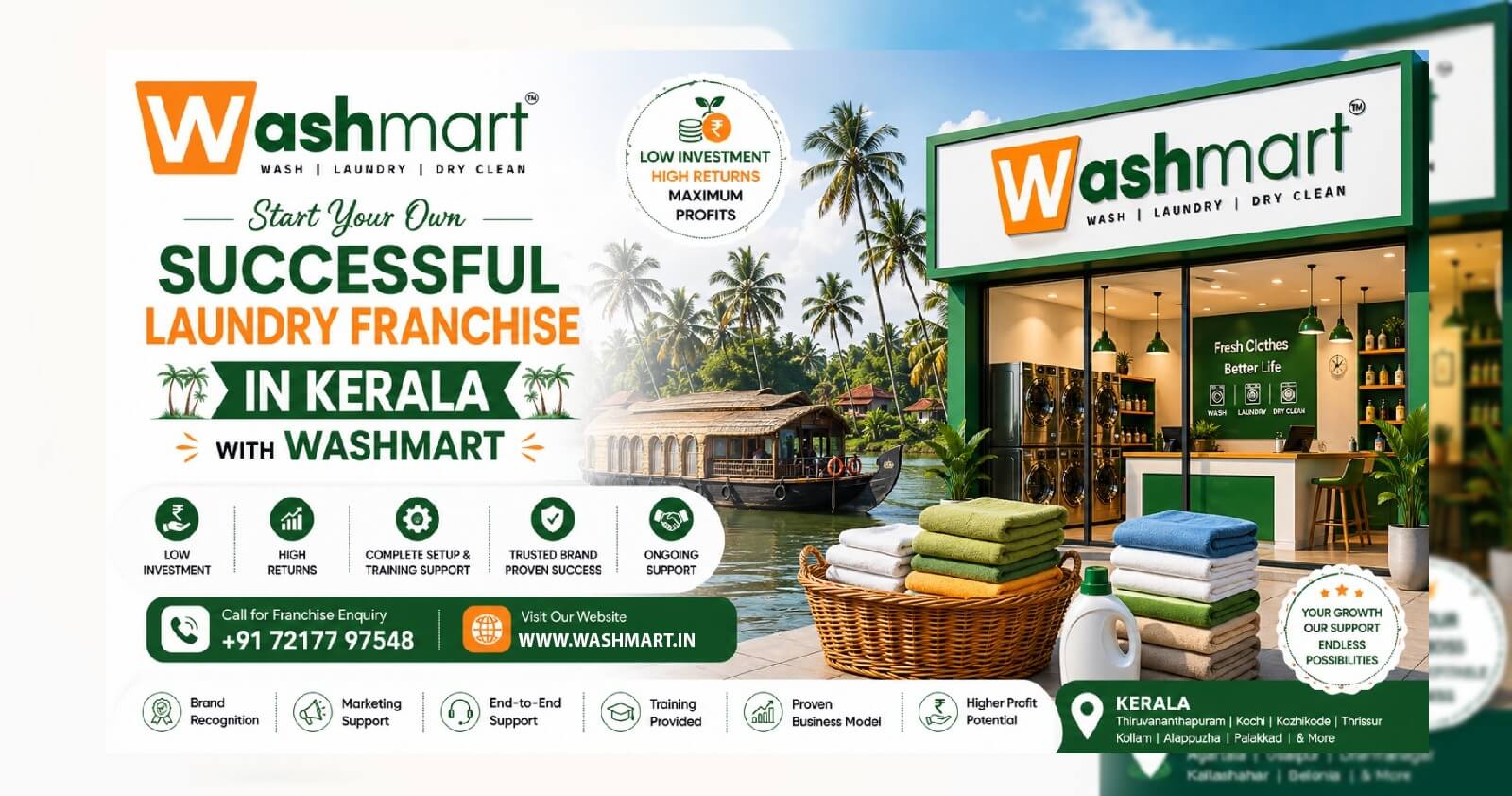 Own Successful Laundry Franchise in Kerala
