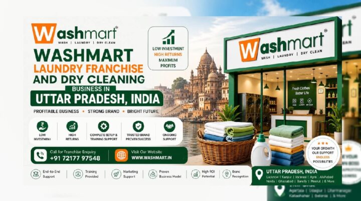 Washmart Laundry Franchise and Dry Cleaning Business in Uttar Pradesh, India