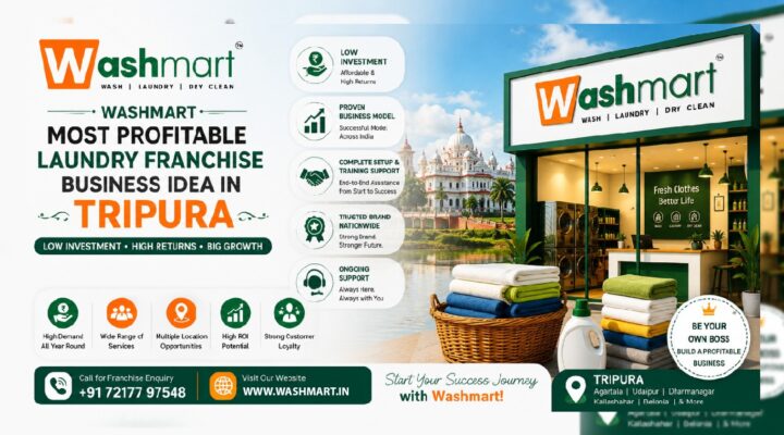 Laundry Franchise Business Idea in Tripura