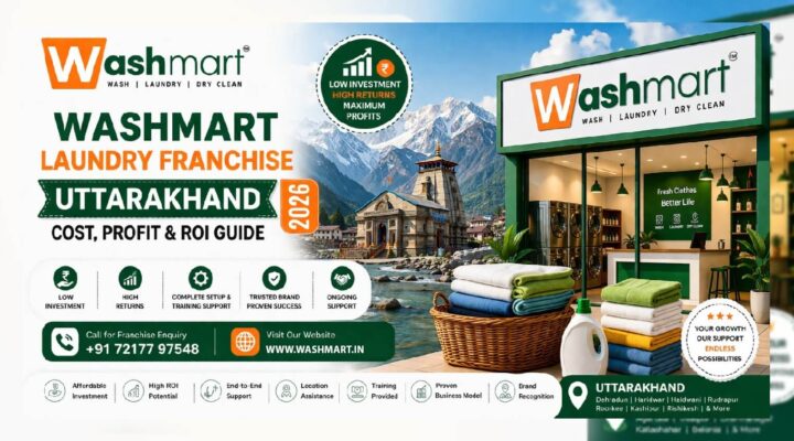 Washmart Laundry Franchise Uttarakhand Cost