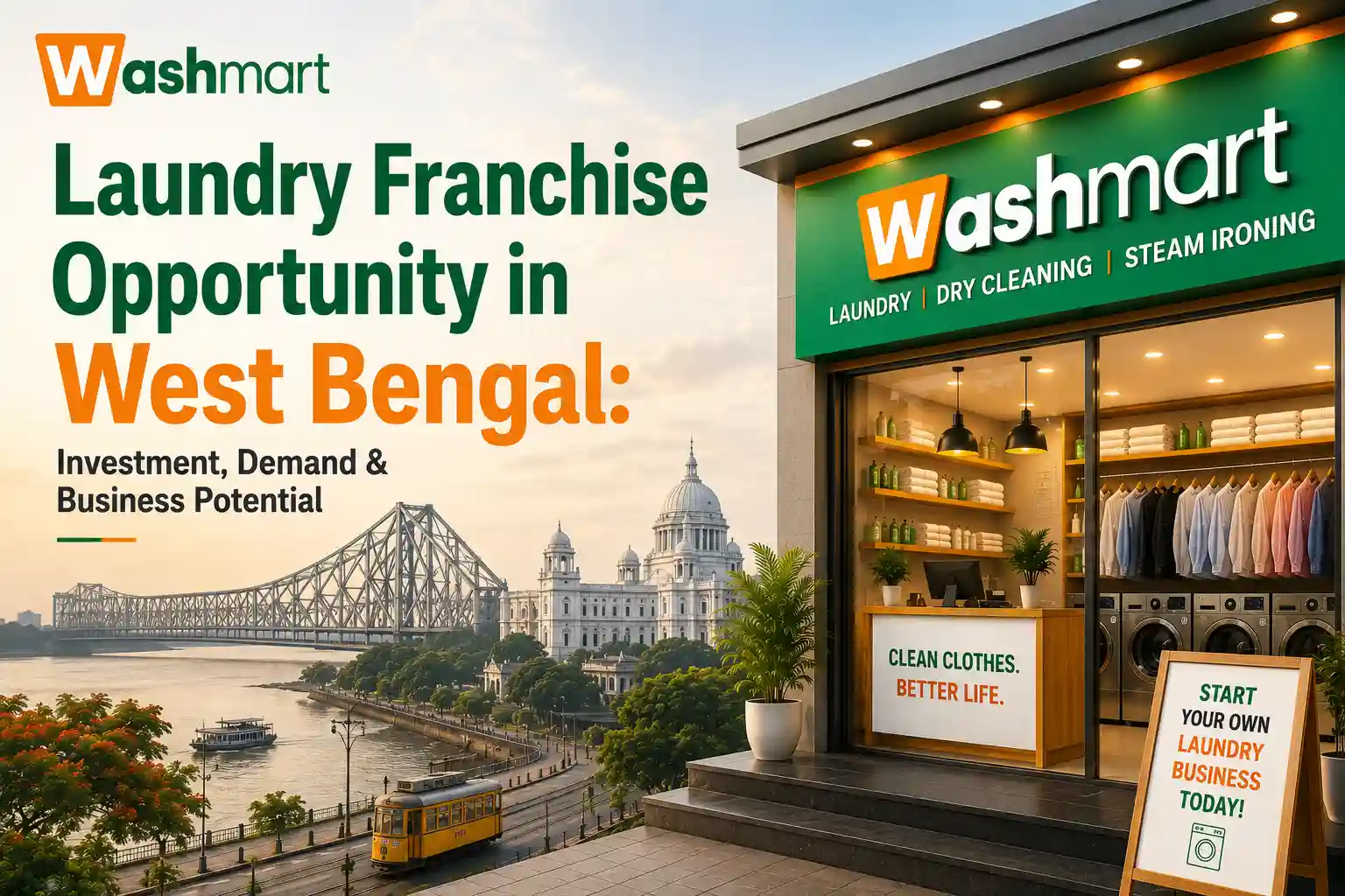 Laundry Franchise Opportunity in West Bengal