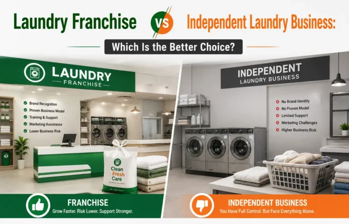 Franchise vs Independent Laundry Business