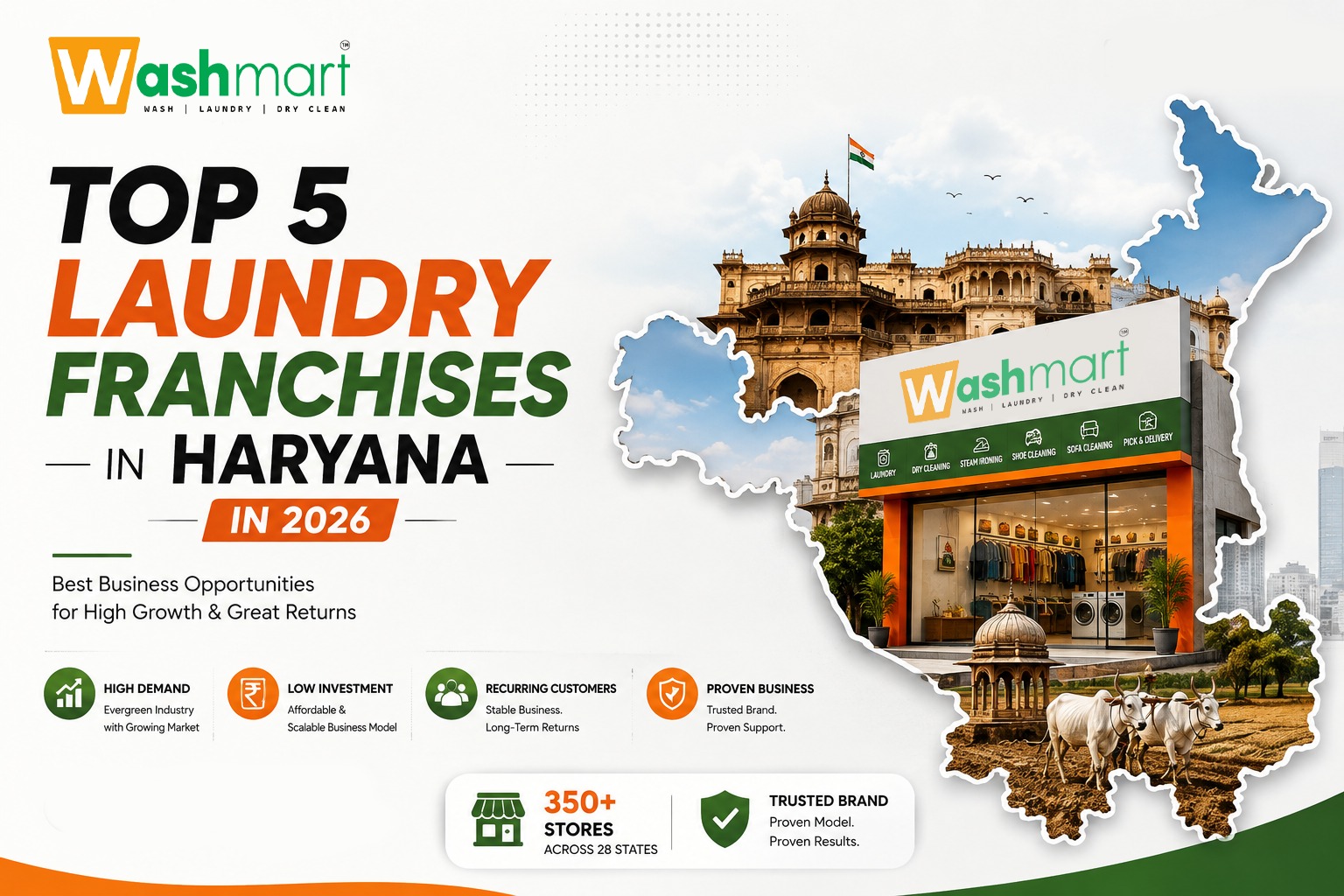 Top 5 Laundry Franchise in Haryana in 2026 | Best Laundry Franchise in Haryana