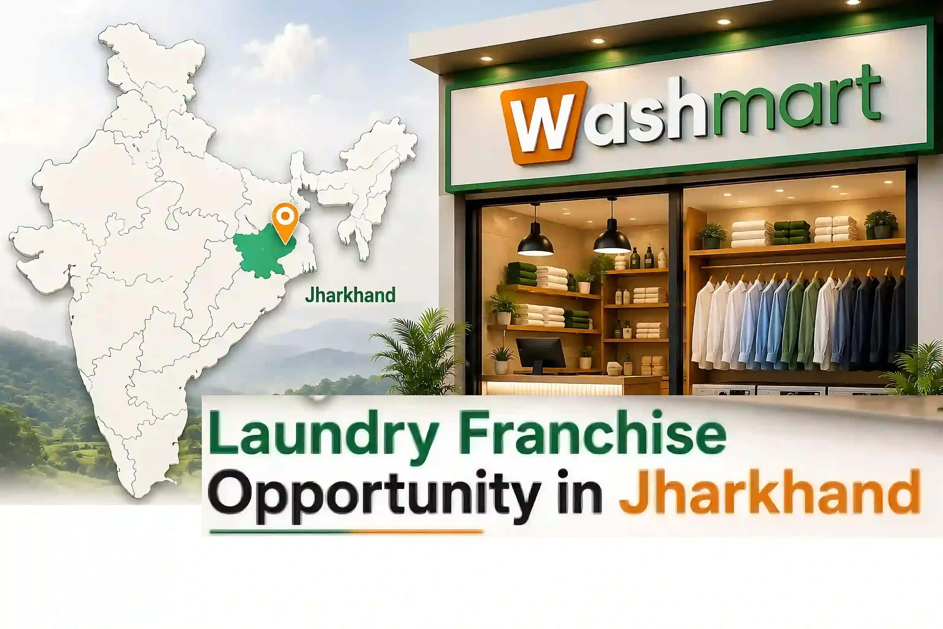 Laundry Franchise Opportunity in Jharkhand